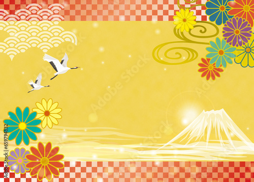 新年のイメージイラスト素材