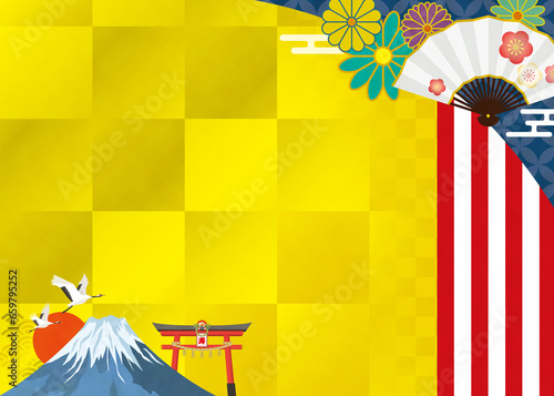 新年のイメージイラスト素材