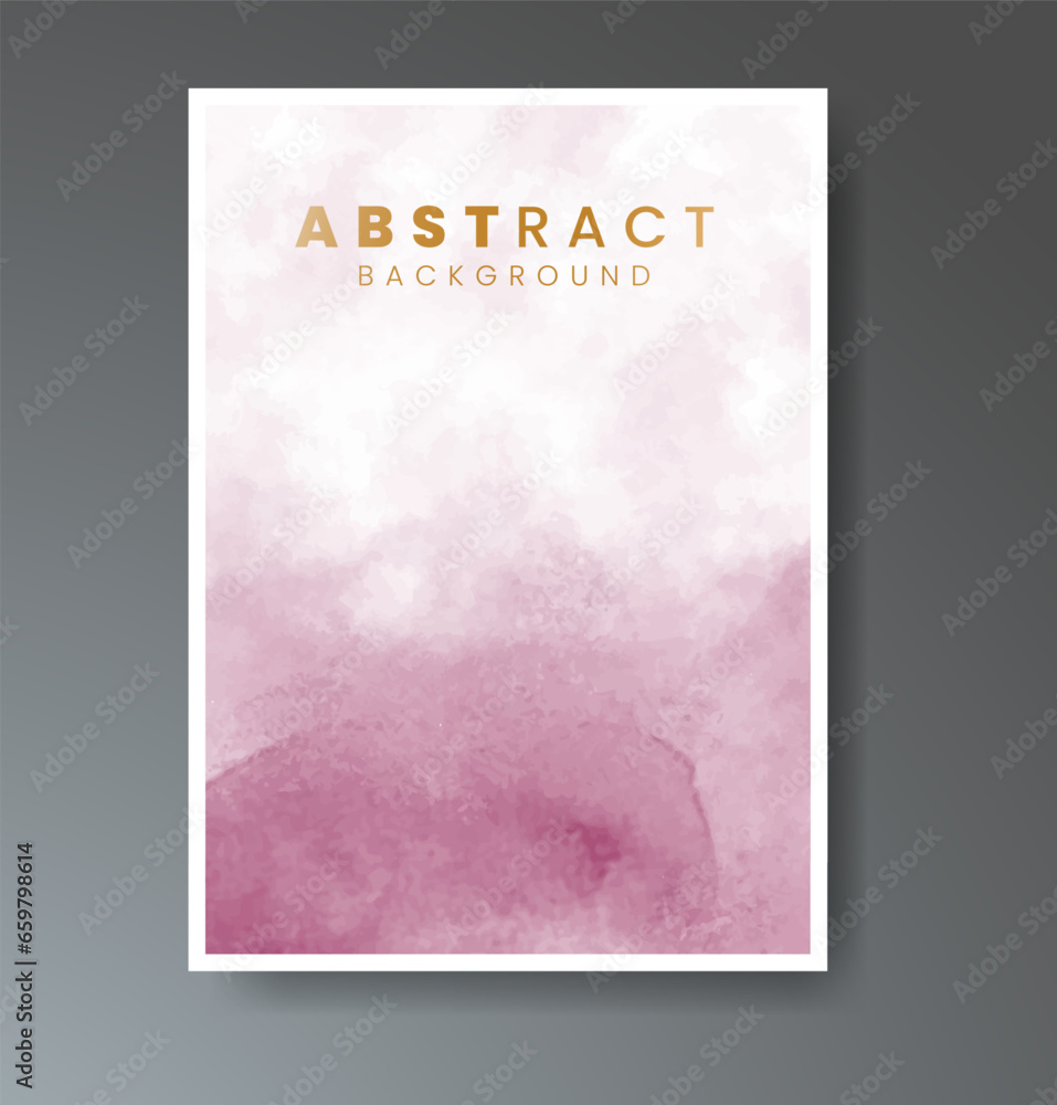 Set of creative hand painted abstract watercolor background. Design for your cover, date, postcard, banner, logo.