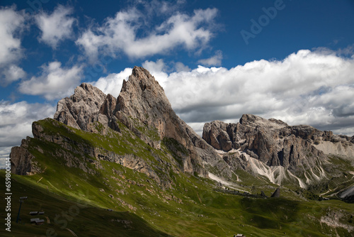 Majestic mountain scenery - Seceda, Dolomites, Italy.