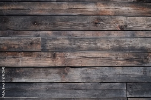 Textured Old Dark Wooden Boards with Gray and Brown Shades