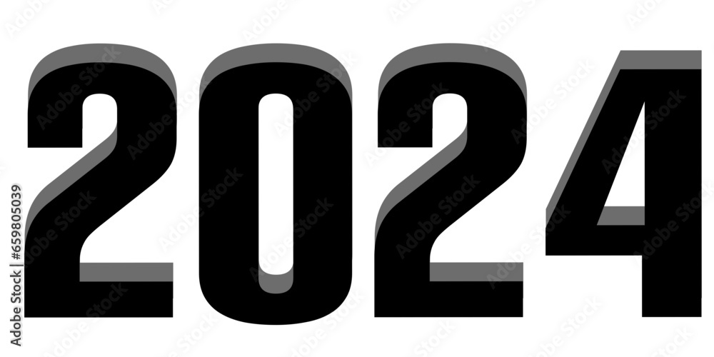 2024 text in black 2024 text in black