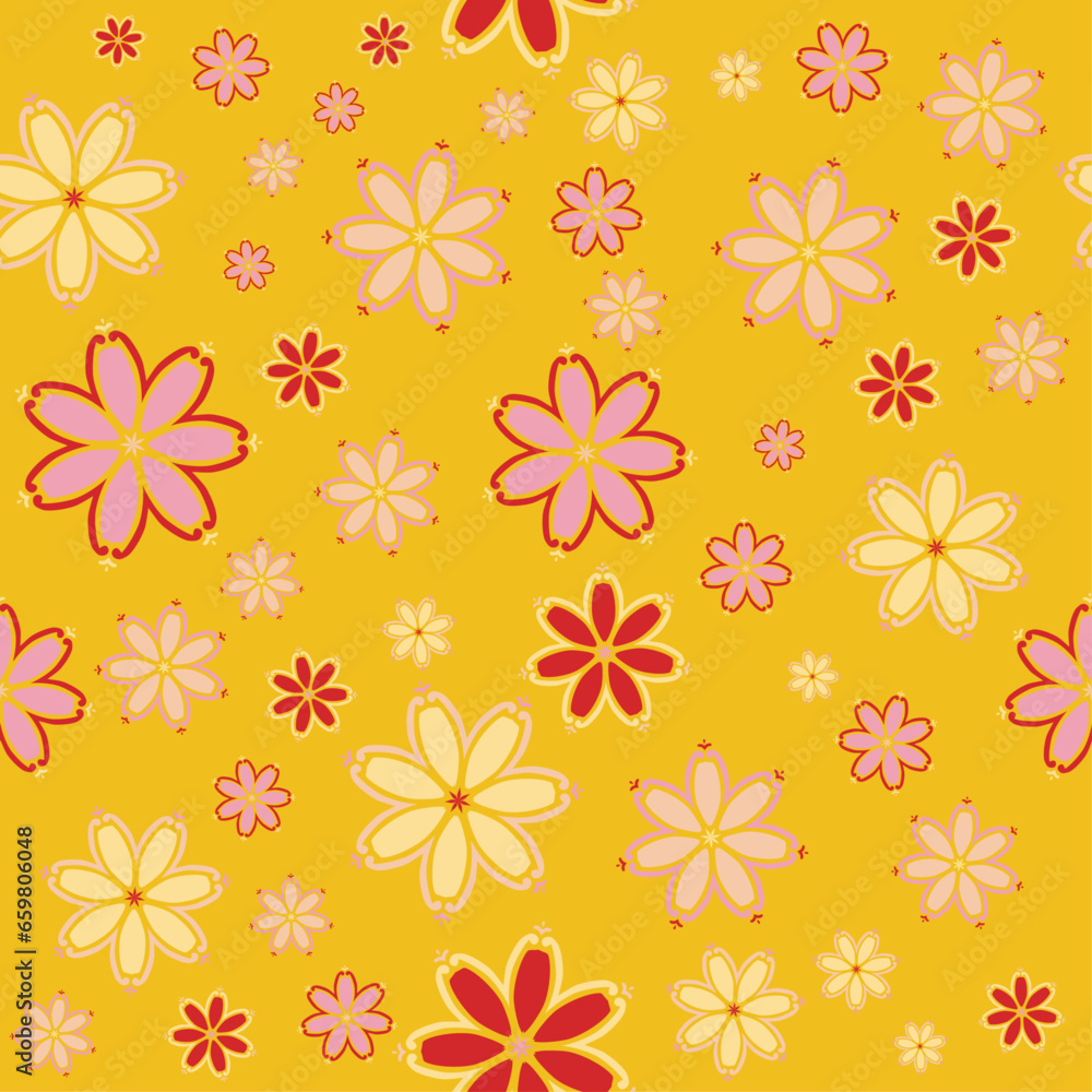 seamless pattern. Floral seamless background. Elegant template for fashion prints. seamless pattern. Floral seamless background. Elegant template for fashion prints.