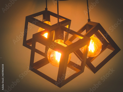 lamp in the dark 