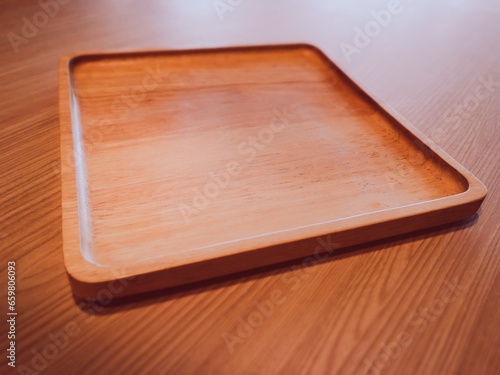 cutting board on a wooden table