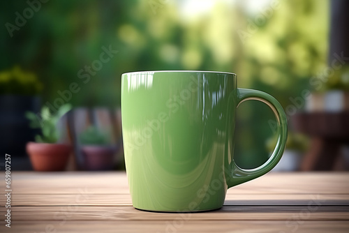 green cup of coffee
