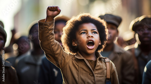 Calling for civil rights for black Child in America