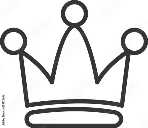 crown sign outline 