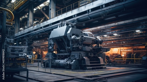 The intricate workings of an iron and steel factory © Putra