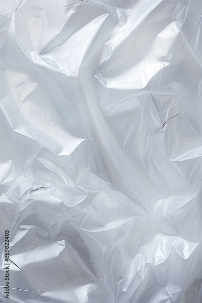 Fototapeta premium An AI generated image of a plastic bag texture.
