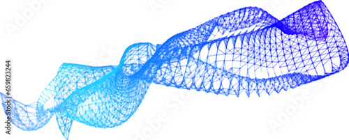 Network lines. Net wave information flow. Scientific paradigm solutions future. Forward vision progress. Big data cells deep development analysis. foresight conference background banner.