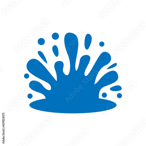 Water drops icon vector. Water illustration sign. Spray symbol. Ocean logo. Sea mark.