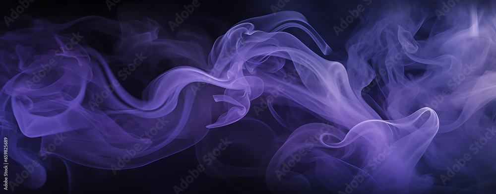 Ethereal swirls of smoke and mist in shades of deep purple and midnight black, creating an enigmatic and mesmerizing ambiance Ethereal swirls of smoke and mist in shades of deep purple and midnight black, creating an enigmatic and mesmerizing ambiance