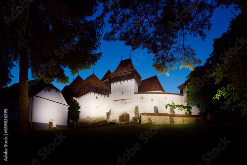 The Fortified Church of Viscri in Romania	 photo