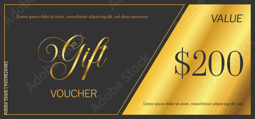 Luxury gift voucher