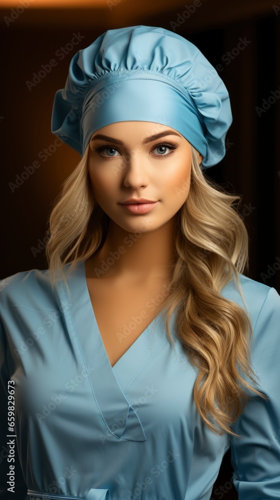 Doctor female with surgical cap and surgical mask, wallpaper for mobile pictures, Background HD Doctor female with surgical cap and surgical mask, wallpaper for mobile pictures, Background HD
