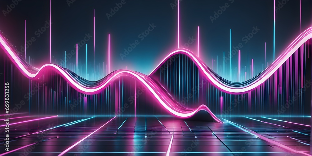 Abstract 3D Background. Wallpaper Satin Waves Changing Colors. Neon Sound Waves. Color Changing Sound Waves. Digital AI, Generative AI. Abstract 3D Background. Wallpaper Satin Waves Changing Colors. Neon Sound Waves. Color Changing Sound Waves. Digital AI, Generative AI.