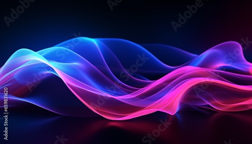 Wavy abstract background, layered background, liquid flow background suitable for desktop wallpaper