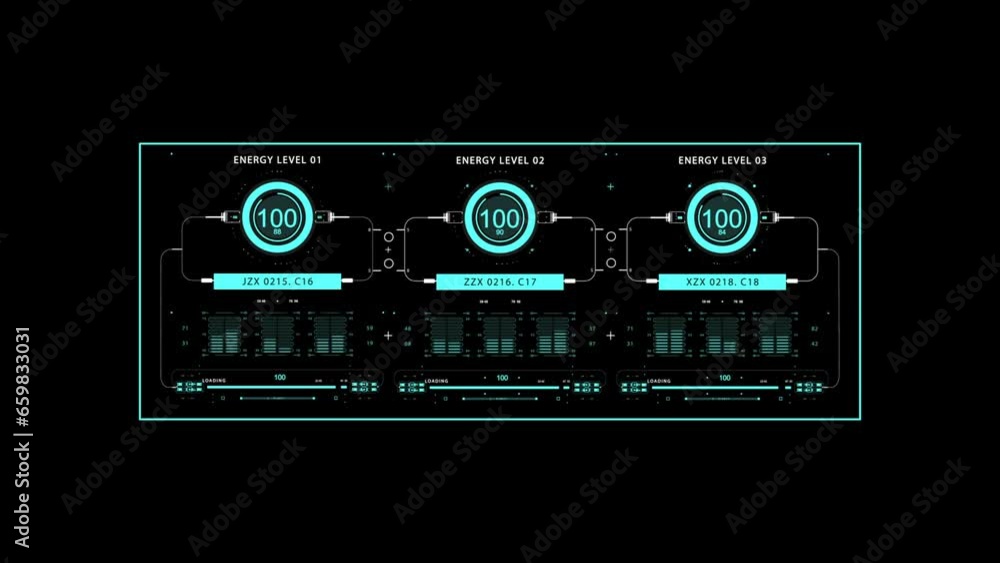 PNG Alpha. HUD technological futuristic elements. Sci Fi circle ...