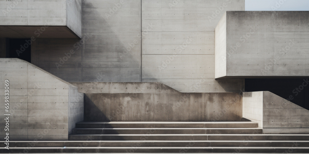 modern Brutalism modernism architecture Stock Photo | Adobe Stock