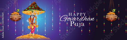Govardhan puja celebration background