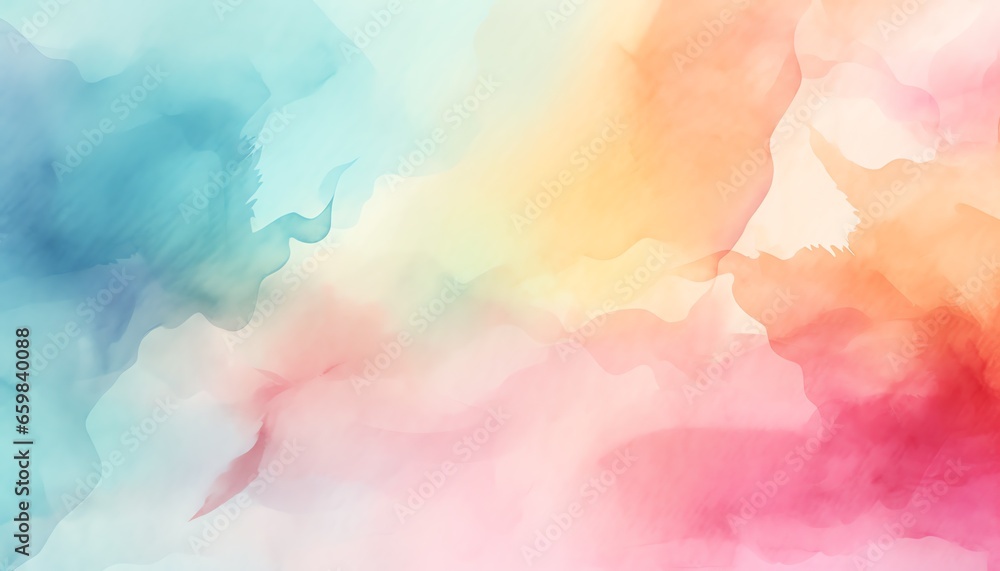 Minimalist abstract pastel watercolor background