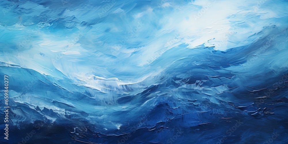 Closeup of abstract rough colorfuldark blue art painting texture background wallpaper, with oil or acrylic brushstroke waves, pallet knife paint on canvas Closeup of abstract rough colorfuldark blue art painting texture background wallpaper, with oil or acrylic brushstroke waves, pallet knife paint on canvas