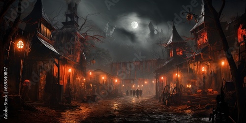 Horror town halloween festival © Svitlana
