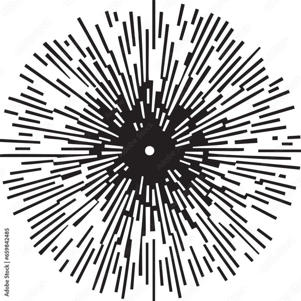 Obraz premium Abstract explosion lines background