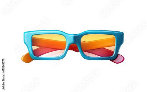 Imaginative 3D Glasses Design transparent PNG