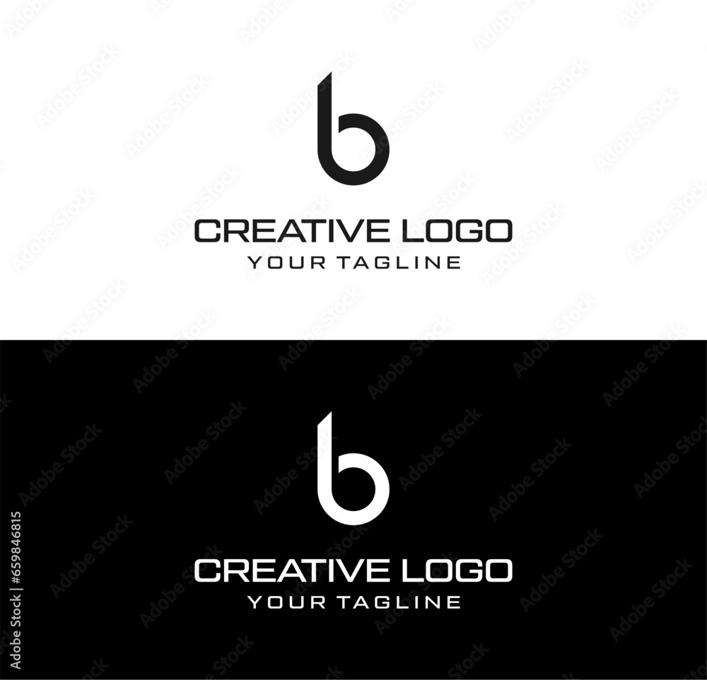 creative letter b logo desain vektor creative letter b logo desain vektor