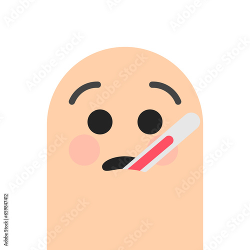 Sick - Finger Face
