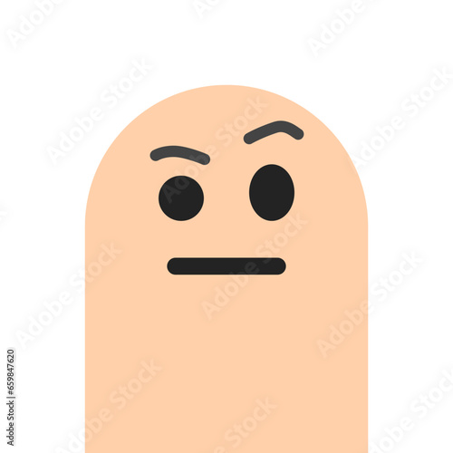Doubtful - Finger Face
