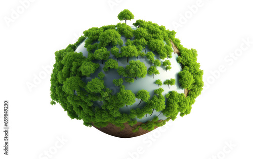 Earth Tree in a Cartoon Realm transparent PNG