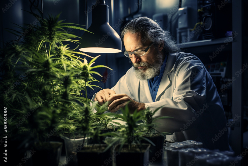 Bridging Tradition and Innovation: Scientist Refining Cannabis for Medical Use in a State-of-the-Art Laboratory Bridging Tradition and Innovation: Scientist Refining Cannabis for Medical Use in a State-of-the-Art Laboratory