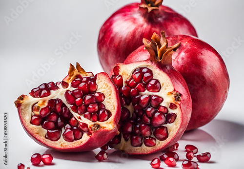 pBursting with Pomegranate Flavor, 
Pomegranate Harvest, 
Organic Pomegranate, 
Pomegranate Still Life, 
Pomegranate Wellness, 
Pomegranate Food Photography