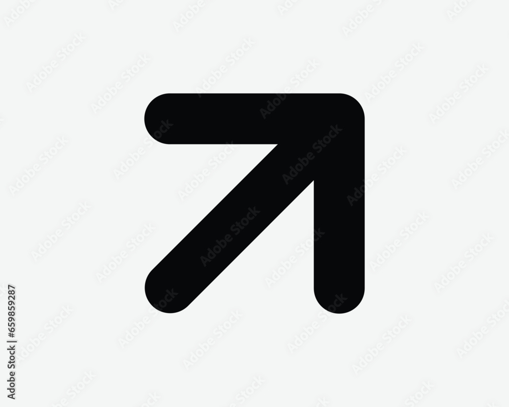 Arrow Top Right Icon Point Pointer Navigation Position Direction Entrance Enter Black White Shape Line Outline Road Sign Traffic Symbol EPS Vector Arrow Top Right Icon Point Pointer Navigation Position Direction Entrance Enter Black White Shape Line Outline Road Sign Traffic Symbol EPS Vector