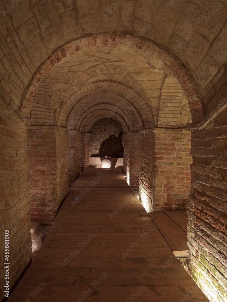 Ancient underground passages in central Italy