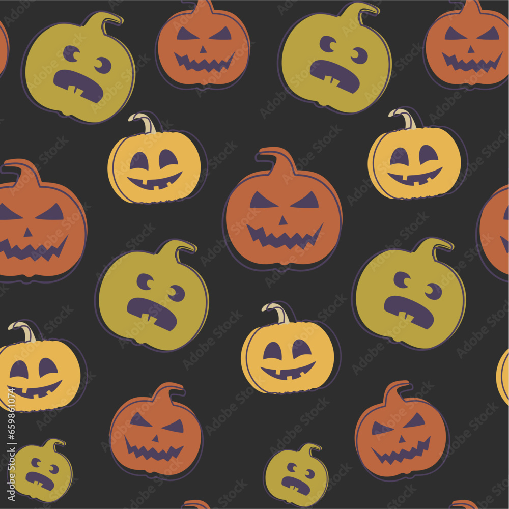 Halloween seamless pattern Halloween seamless pattern
