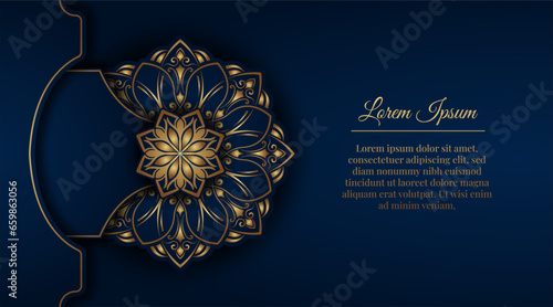 Luxury background with ornamental mandala