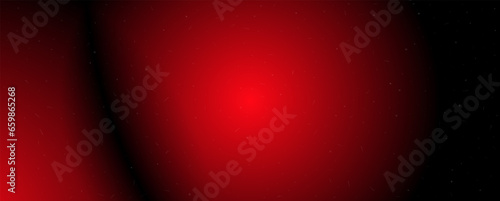 WebBackground with trendy gradient and noise. Red and black colors. Glare from lenses, overlay texture. Vector banner with dust and smooth color transition.