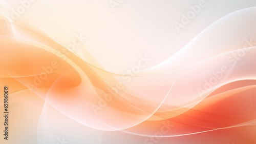 light soft color wave line on white background abstract in motion background © kichigin19