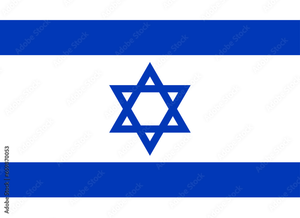 Israel flag.Israeli flag vector illustration in blue and white Israel flag.Israeli flag vector illustration in blue and white