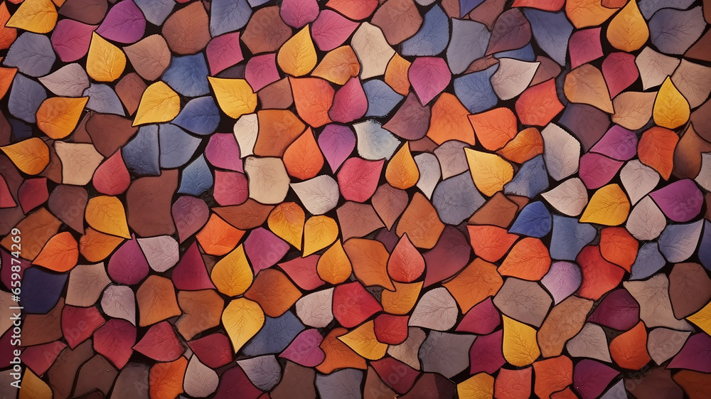 texture multicolored fallen leaves spectrum tiles, abstract bright autumn background leaf fall texture multicolored fallen leaves spectrum tiles, abstract bright autumn background leaf fall