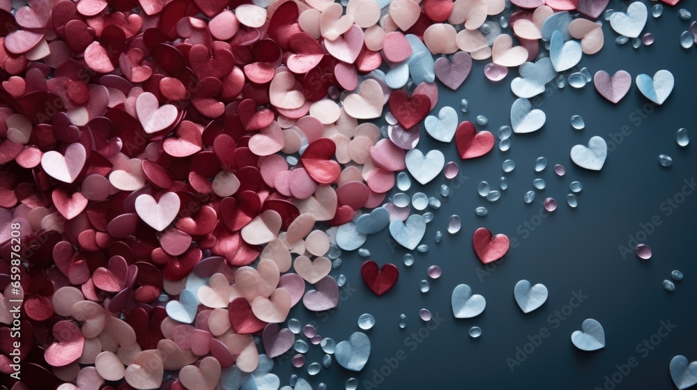 Abstract Valentine's day background Concept with flowers (Copy Space) Abstract Valentine's day background Concept with flowers (Copy Space)