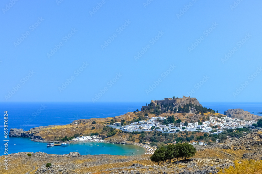 Rhodes is a Greek island for summer holidays