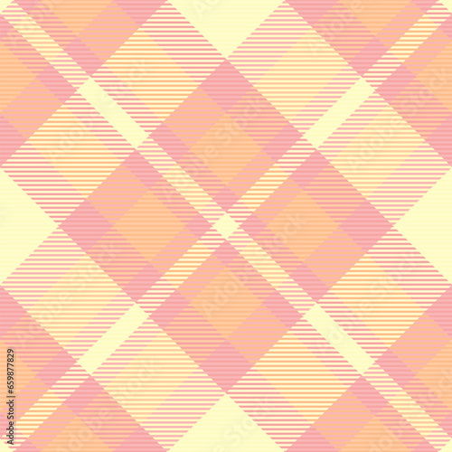 Textile fabric check of plaid pattern background with a vector tartan seamless texture.