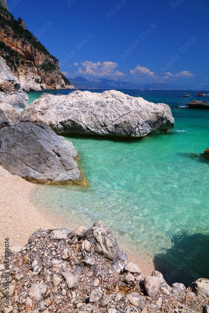 Cala Goloritze beach in Sardinia