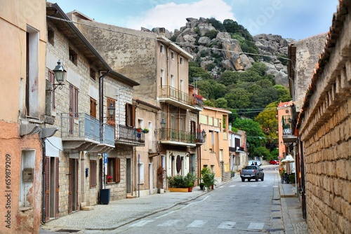 Fotografie Aggius town in Sardinia, Italy