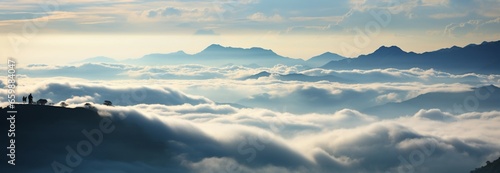 Above, mornings canvas is decorated with the gentle strokes of drifting clouds